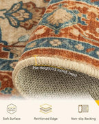RELEANY Washable Area Rug, Runner 2'6"x5' - Image 3