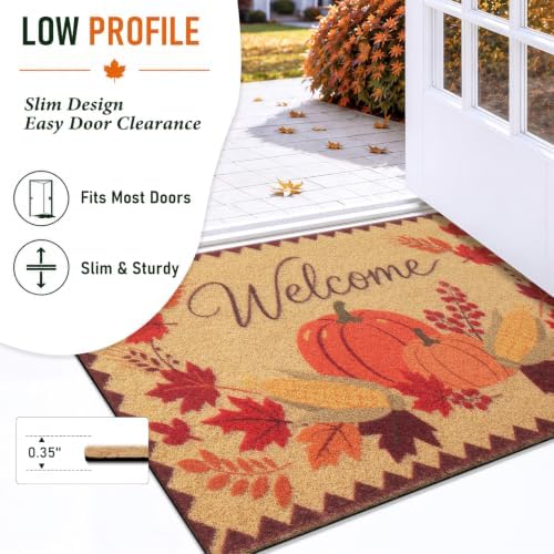 OLANLY Front Door Mat 35x23, Low Profile Doormat - Image 4