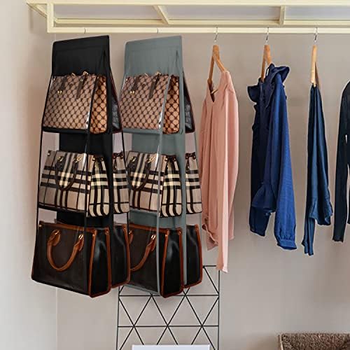 Lirex Medium and Large Handbag Hanging Purse Organizer - Image 2