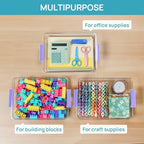 Vtopmart 4 Pack 6 Qt Plastic Storage Bins - Image 7