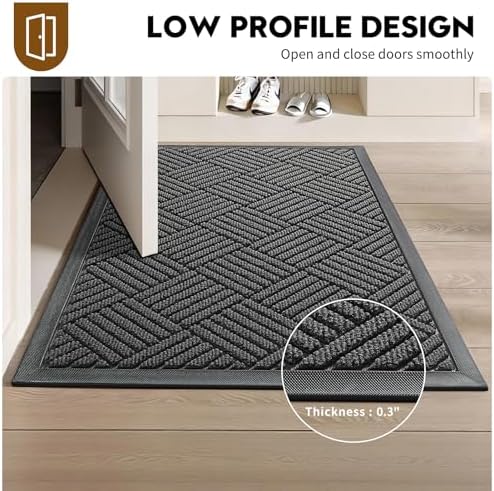 Front Door Mat, Heavy Duty Non-Slip Doormat 35.5"x24" - Image 6