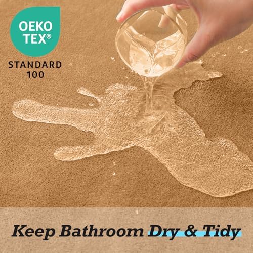 HUXMEYSON Bathroom Rugs Sets 2 Piece, Non-Slip & Quick Dry Bath Mat Set - Image 5