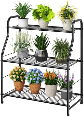 Simple Trending Plant Stand Indoor Outdoor, Plant Shelf by SimpleTrending
