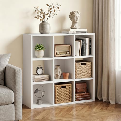 LUCKLIFE 9-Cube Storage Organizer, Modular Bookcase Shelf - Image 3