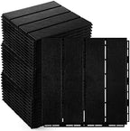 Treela 48 Pcs Plastic Interlocking Patio Deck Tiles 12"x12" by Treela