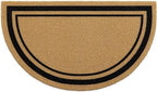 OLANLY Half Circle Door Mat 30x17, Low Profile Doormat by OLANLY