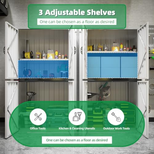 AECOJOY Outdoor Storage Cabinet Waterproof - Image 3