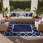 GENIMO Outdoor Rug, Waterproof Plastic Rugs - Image 5