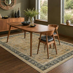 Traditional Washable 6x8 Area Rug - Image 3