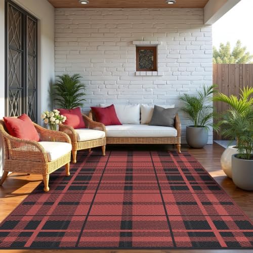 GENIMO Outdoor Rug, Waterproof Plastic Rugs - Image 2
