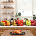 3 Pack XXL Stackable Wire Baskets, Large Storage Bins - Image 2