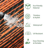 GENIMO Fall Decor Outdoor Rug, Plastic Rugs - Image 6
