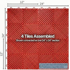 Nitro Tiles Vented by FlooringInc 12" x 12" Interlocking Garage Floor Tiles - Image 5