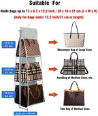 Lirex Medium and Large Handbag Hanging Purse Organizer - Image 3