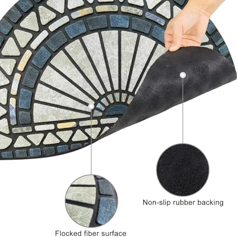 CHICHIC Front Door Mat 18"x30" Outdoors Heavy Duty Rubber Mat - Image 4
