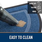 OLANLY Half Circle Front Door Mat Outside 59x23 All-Season Rubber Doormat - Image 6