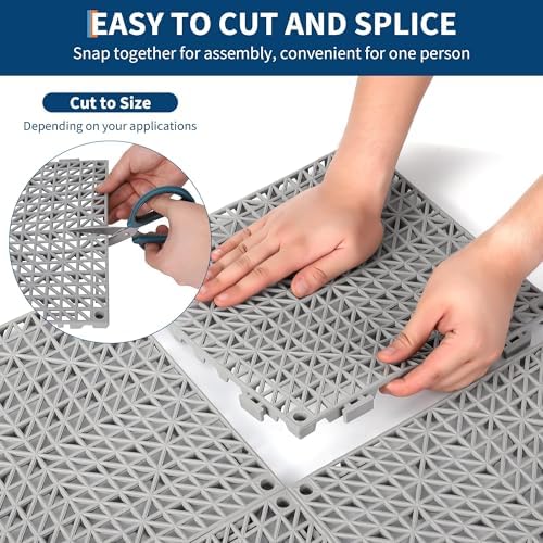 Interlocking Floor Tiles 50 Pack 12"X12" Waterproof Modular Cushion Mats - Image 4