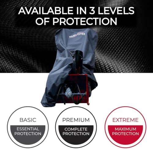 Tough Cover Snow Blower Cover, Premium 600D, XL Fit - Image 5
