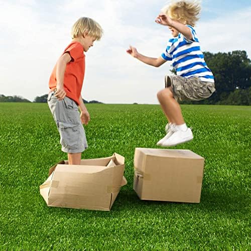 Premium Artificial Grass 11' x 65' Outdoor Rug, 1.38"" Realistic Thick Turf - Image 2