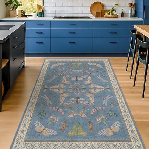 Hazo Haus Insect 3x5 Washable Stain Resistant Rugs by HazoHaus