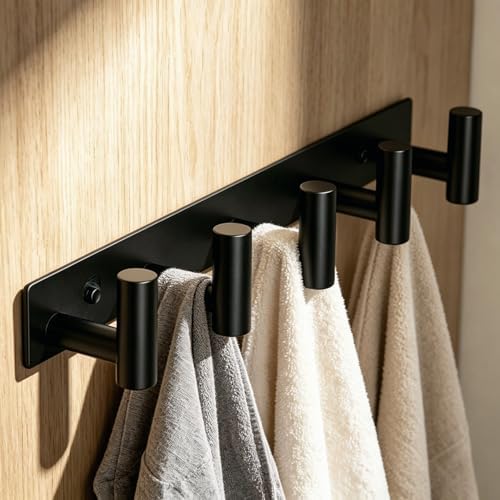 Black Coat Wall Mounted Rack - Image 7