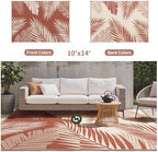 GENIMO Outdoor Rug, Waterproof Plastic Rugs 10'x14' - Image 2
