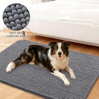 Smiry Dog Door Mat for Muddy Paws 24x16, Absorbent Low-Profile Doormats - Image 2