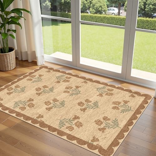 3x5 Floral Entry Rug by Othilic