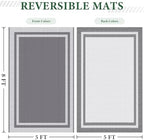 HappyTrends Outdoor Rug Portable Plastic Straw Camping Rugs - Image 2