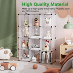 C&AHOME Cube Storage Organizer, 12-Cube Shelf Units, Closet Cabinet White - Image 3
