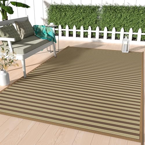 GENIMO Outdoor Rug, Waterproof Plastic Rugs by GENIMO