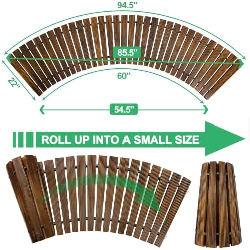 RELIANCER 7' Wooden Garden Pathway - Image 2
