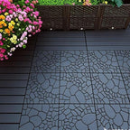 44 Pack Interlocking Deck Tiles, All-Weather Outdoor Deck Tiles - Image 6