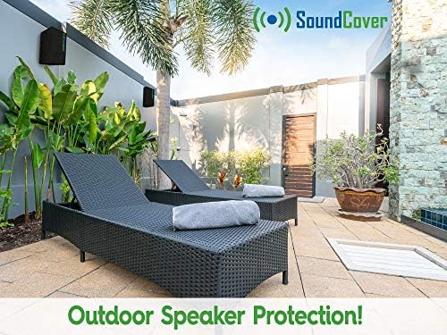 Large Outdoor Speaker Covers for C-Bracket Mounted Speakers Premium 210T - Image 5