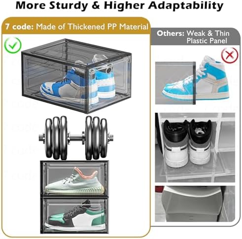 Sturdy Clear Shoe Organizer - Image 5