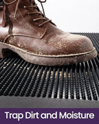 DEXI Door Mat Outside Entrance 24x36, Heavy Duty Rubber Doormats - Image 4