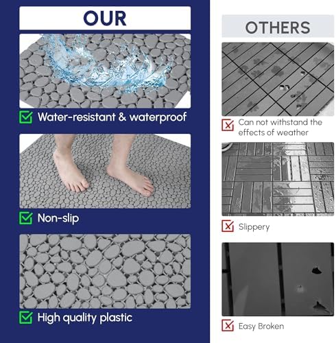 All-Weather Interlocking Outdoor Deck Tiles - Image 6