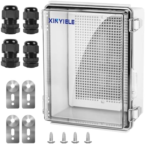 Waterproof Outdoor Project ABS Plastic Junction Box IP67 Weatherproof Dustproof by XINYIELE