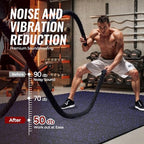 SUPERJARE 0.79'' Extra-Thick 24 Pcs 96 Sq Ft Exercise Equipment Mats - Image 4