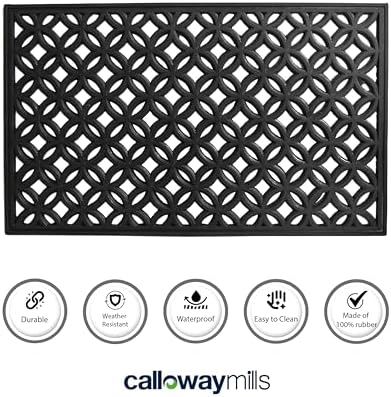 Calloway Mills 103581830 Circles Rubber Doormat - Image 5