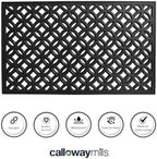 Calloway Mills 103581830 Circles Rubber Doormat - Image 5