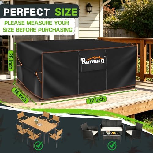Patio Furniture Set Cover Outdoor Waterproof - Image 2