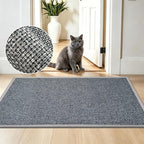 Braided Doormat Grey 24"x35" by winolive