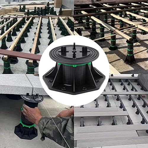 8Pack Adjustable Plastic Pedestal Paver, Floor Slate Support Floor Lift - Image 4