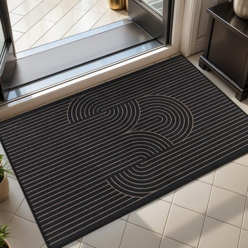 Tangsoo Black Easy Jute 2x3 Small Rug by Tangsoo