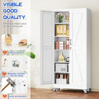GAIOUS 74.8" Tall Metal Storage Cabinet - Image 4