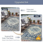 GENIMO Indoor Outdoor Rug, Washable - Image 5