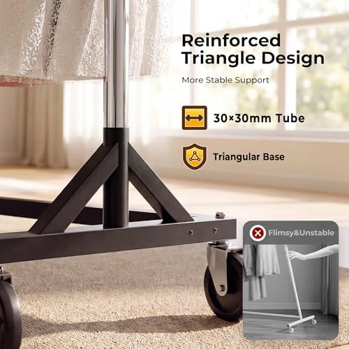 HOKEEPER Clothes Rack Z Rack Heavy Duty Clothing Rack - Image 6