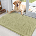 OLANLY Dog Door Mat for Muddy Paws 35x24, Super Absorbent Chenille Mud Mat by OLANLY