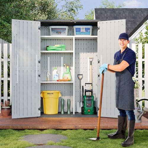 Aoxun 64 Cu.Ft Resin Storage Shed - Image 3